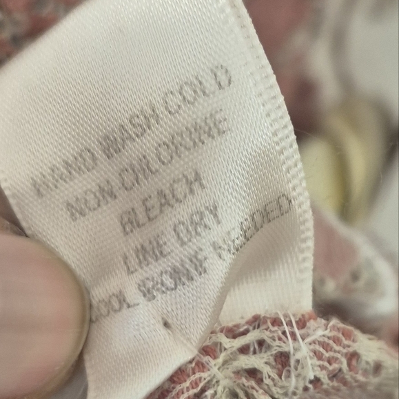 Aratta Silent Journey String of Pearls Lace Semi Sheer Button Down Blouse(M)NWT - Picture 10 of 10